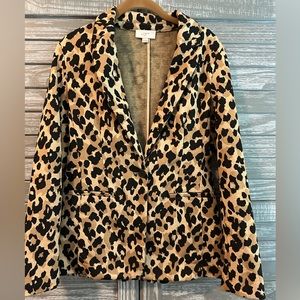Leopard Print Blazer